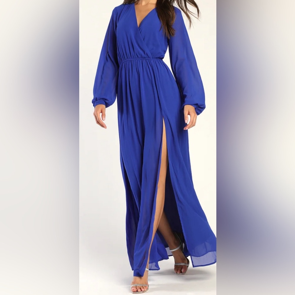Lulu’s Royal Blue Maxi Dress